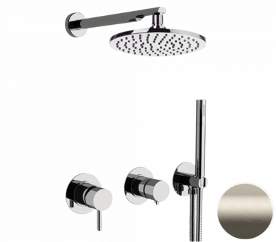 Душевая система Remer X Style X96S02OXV, сталь фото в интернет-магазине Русалия