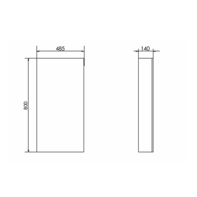 COMFORTY. Зеркало-шкаф "Дуэт-50" дуб натуральный фото в интернет-магазине Русалия