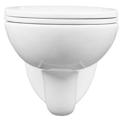 Унитаз подвесной безободковый Fredo CS-WH8005 с сиденьем микролифт Loranto фото в интернет-магазине Русалия