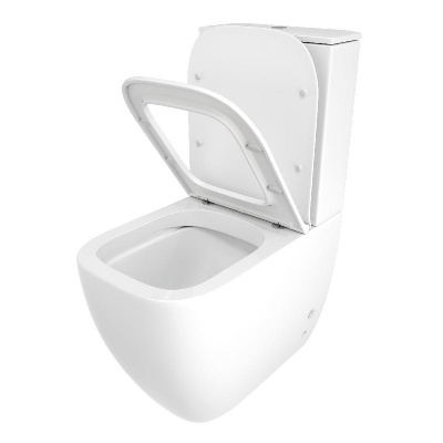 Унитаз CHIKA напольный безободковый высокий Ceruttispa CT8708 (620х385х920) фото в интернет-магазине Русалия