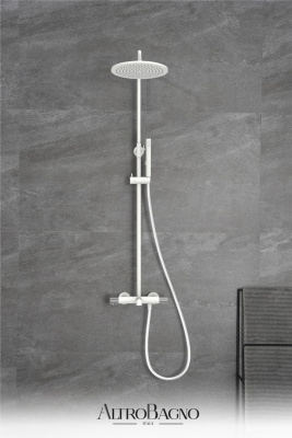 Душевая система с термостатом AltroBagno Intento 030424 MW AltroBagnoIntento030424MW фото в интернет-магазине Русалия