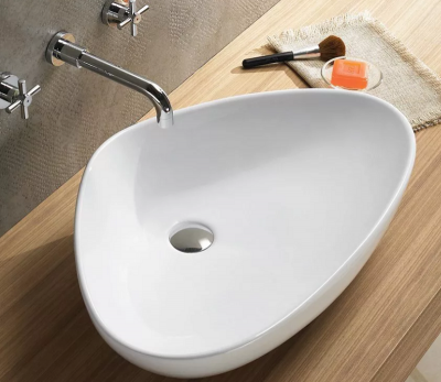 Раковина накладная треугольная 7472B CeramaLux фото в интернет-магазине Русалия