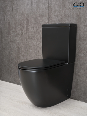 Унитаз напольный Gid Tn2188Bm 62250Y черный матовый 62.5x38.5x84 фото в интернет-магазине Русалия