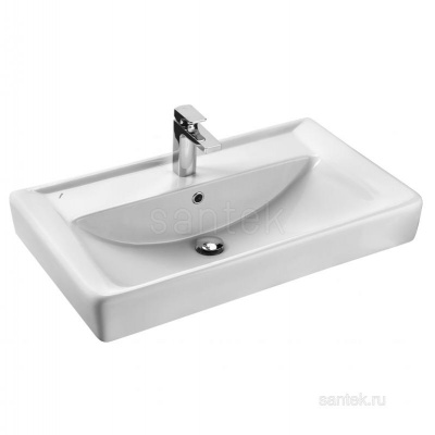 Раковина Santek Тигода 80 отверстие под смеситель 1WH302084 фото в интернет-магазине Русалия