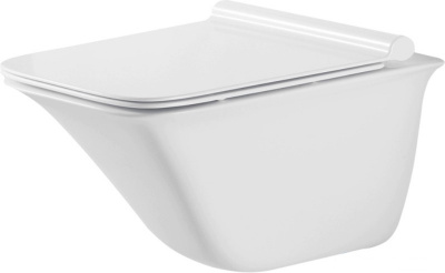 Унитаз подвесной безободковый с сиденьем микролифт GR-4413S Grossman фото в интернет-магазине Русалия