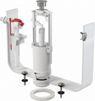 Комплект сливной и заливной арматуры боковой SA2000 1/2" CHROM Alcaplast фото в интернет-магазине Русалия