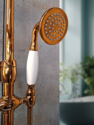 Душевая система с термостатом AltroBagno Beatrice 030403 R Or AltroBagnoBeatrice030403ROr фото в интернет-магазине Русалия