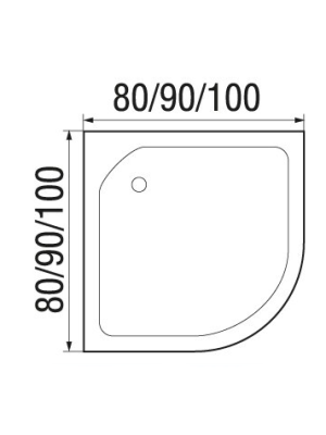 Душевая кабина NARA LIGHT 90/15 MT 90*90*210 10000002912 River фото в интернет-магазине Русалия