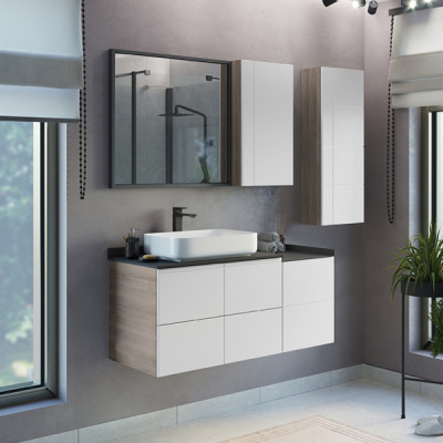 COMFORTY. Тумба подвесная "Таллин-40" дуб натуральный фото в интернет-магазине Русалия