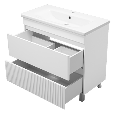 Тумба Мира 90 с раковиной Dreja Soft 90 Misty фото в интернет-магазине Русалия