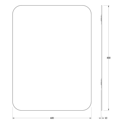 Зеркало настенное Primary EVOFORM 60х80 см, BY 0128 фото в интернет-магазине Русалия