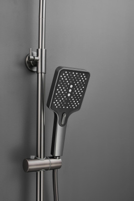 Душевая система HAIBA цвет: оружейная сталь (HB24732-3) фото в интернет-магазине Русалия