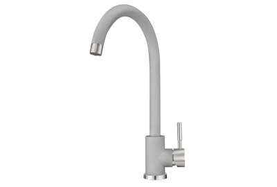 Смеситель для кухни GRANULA (ST-4031, АЛЮМИНИУМ) фото в интернет-магазине Русалия