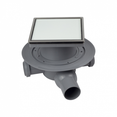 Точечный трап Pestan Confluo Standard 15х15 White Glass (13000095) фото в интернет-магазине Русалия