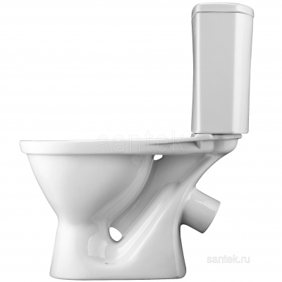 Унитаз - компакт с сиденьем дюропласт Алькор 1WH302140 Сантек фото в интернет-магазине Русалия