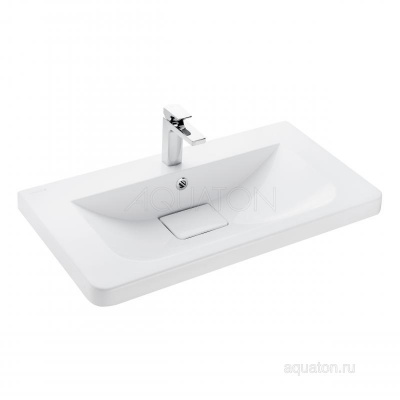 Раковина AQUATON Шерилл 85 белая 1A71443KSH010 фото в интернет-магазине Русалия