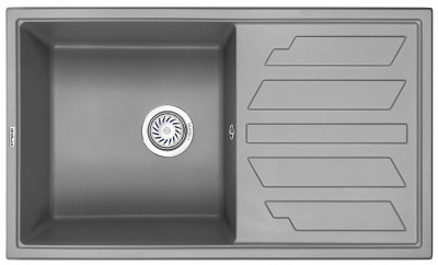 Кухонная мойка GRANULA (8601, АЛЮМИНИУМ ) фото в интернет-магазине Русалия