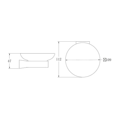 Мыльница BELZ B91102, хром фото в интернет-магазине Русалия