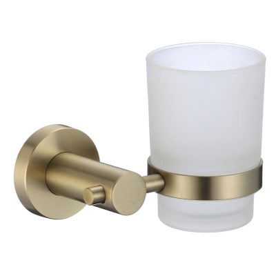 Стакан для ванной комнаты Savol S-005658C, матовое золото фото в интернет-магазине Русалия