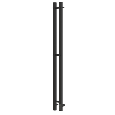 Полотенцесушитель электрический REFLEXION Гоби RXT031108BL 1100x80 с крючками, черный матовый фото в интернет-магазине Русалия