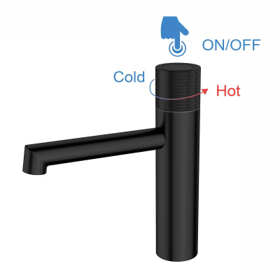 Смеситель для раковины Desire VBF-1D3MB, черный Vincea фото в интернет-магазине Русалия