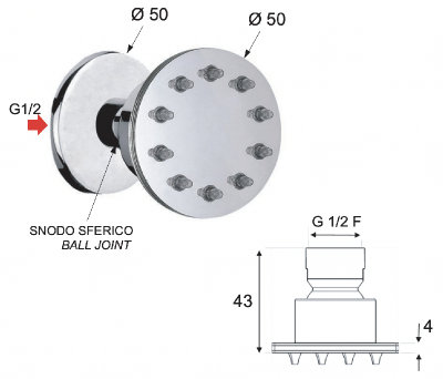 Форсунка Remer NX34JET фото в интернет-магазине Русалия