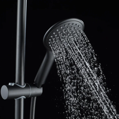 Душевая система Shevanik S8736H, черный фото в интернет-магазине Русалия