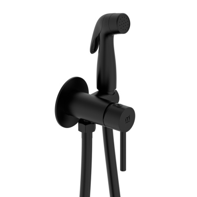 Гигиенический душ Milardo Tidy, черный матовый (001BLR0M08) фото в интернет-магазине Русалия