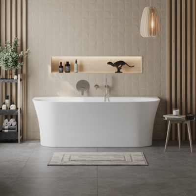 Акриловая ванна BELBAGNO BB711-1550-700 фото в интернет-магазине Русалия