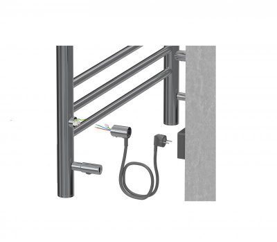 Полотенцесушитель электрический Aquatek (Акватек) Альтаир П10 500х900 мм  AQ EL KP1090CH фото в интернет-магазине Русалия