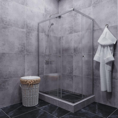 Душевой уголок "Вента-Хром" 120х90, прямоуг (1 место) Щ0000074409 Triton фото в интернет-магазине Русалия