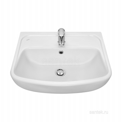 Раковина Santek Лонги 550х420 отверстие под смеситель 1WH501755 фото в интернет-магазине Русалия