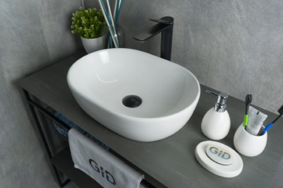 Раковина накладная Gid N9026b фото в интернет-магазине Русалия