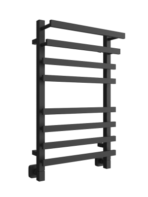 Полотенцесушитель ДВИН F plaza 80/50 ВодянойК8 квадрат Чёрный матовый 4657812412796 фото в интернет-магазине Русалия