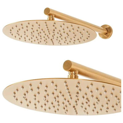 Душевая система встраиваемая Hansberge H6095MG, матовое золото фото в интернет-магазине Русалия