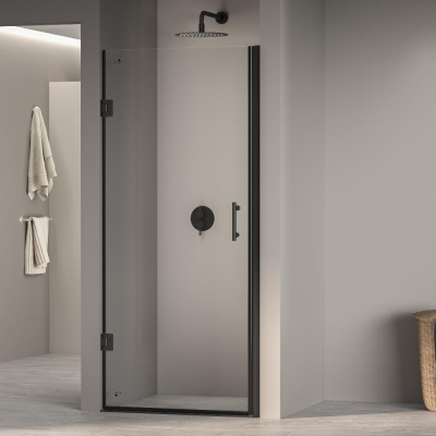 Душевая дверь RGW PA-06B 600, стекло шиншилла, профиль черный фото в интернет-магазине Русалия