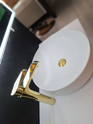 Смеситель для раковины AltroBagno Costanza 010214 Or AltroBagnoCostanza010214Or фото в интернет-магазине Русалия