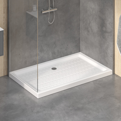 Душевой поддон керамический прямоугольник 800x1000 фото в интернет-магазине Русалия