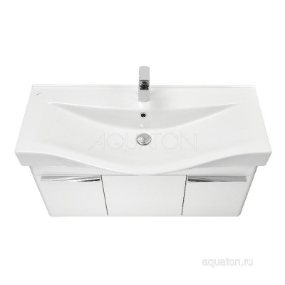 Тумба под раковину AQUATON Беверли 100 белый 1A236701BV010 фото в интернет-магазине Русалия
