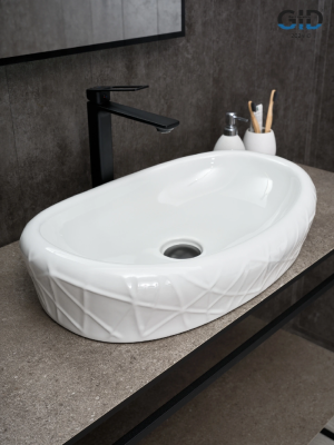 Раковина накладная Gid 777s фото в интернет-магазине Русалия