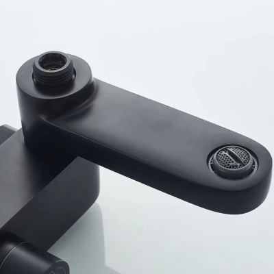 Душевая система Shevanik S8736H, черный фото в интернет-магазине Русалия