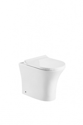 Унитаз BERNINA F приставной безободковый Ceruttispa CT7842 (520х340х400) фото в интернет-магазине Русалия