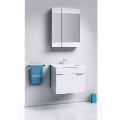 Зеркальный шкаф 60 Brig белый Br.04.06/W Aqwella фото в интернет-магазине Русалия