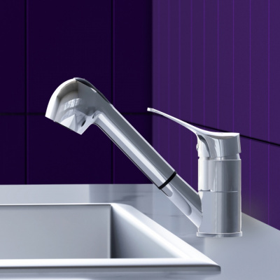 D5000000 Ultra смеситель для кухни с вытяжным изливом фото в интернет-магазине Русалия