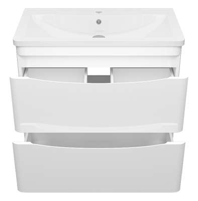 Тумба Атлантик 80 подвесная с раковиной Misty Атлантик 80 Misty фото в интернет-магазине Русалия