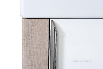 Тумба под раковину AQUATON Вита белый, ясень шимо 1A221401VTD70 фото в интернет-магазине Русалия