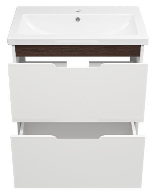 Тумба Лайм 70 с раковиной Cersanit Como 70 Misty фото в интернет-магазине Русалия