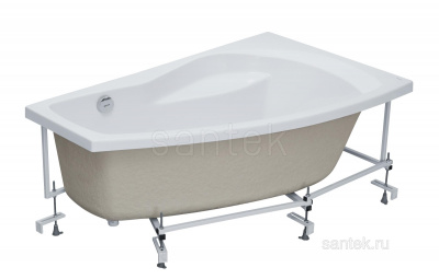 Ванна акриловая Майорка 150х90 R 1WH111985 ПРАВАЯ Santek