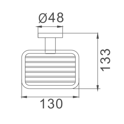 Мыльница Haiba HB8702-1, черный фото в интернет-магазине Русалия