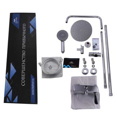 Душевая система FASHUN хром (A2488) фото в интернет-магазине Русалия